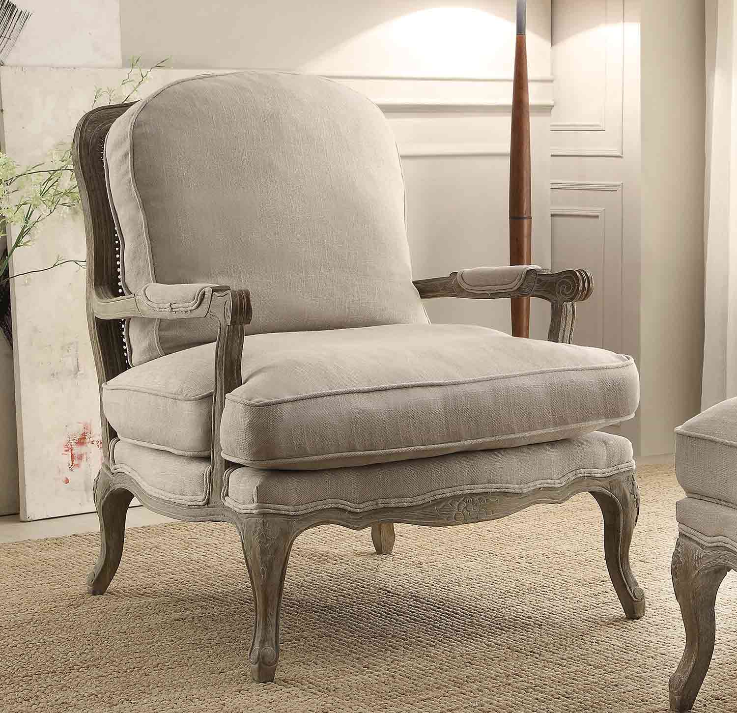 Parlier Fabric Accent Chair by Homelegance