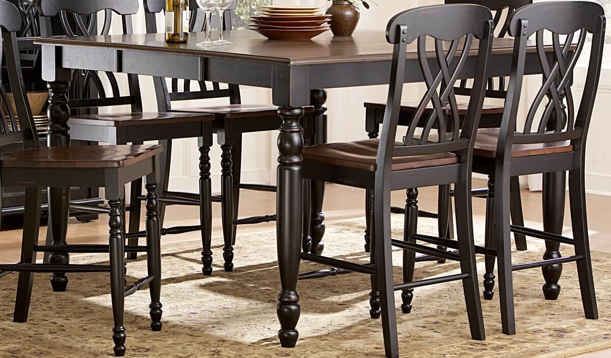 Ohana Country Wood Counter Dining Table by Homelegance