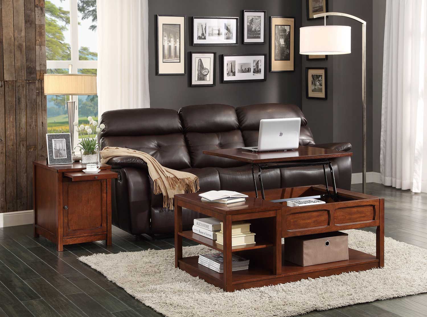Booker Wood Occasional Table Set by Homelegance