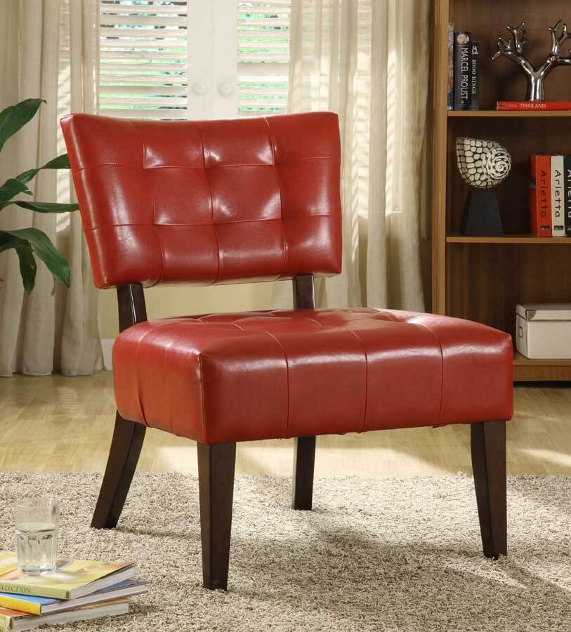Warner Bi-Cast Vinyl Accent Chair by Homelegance