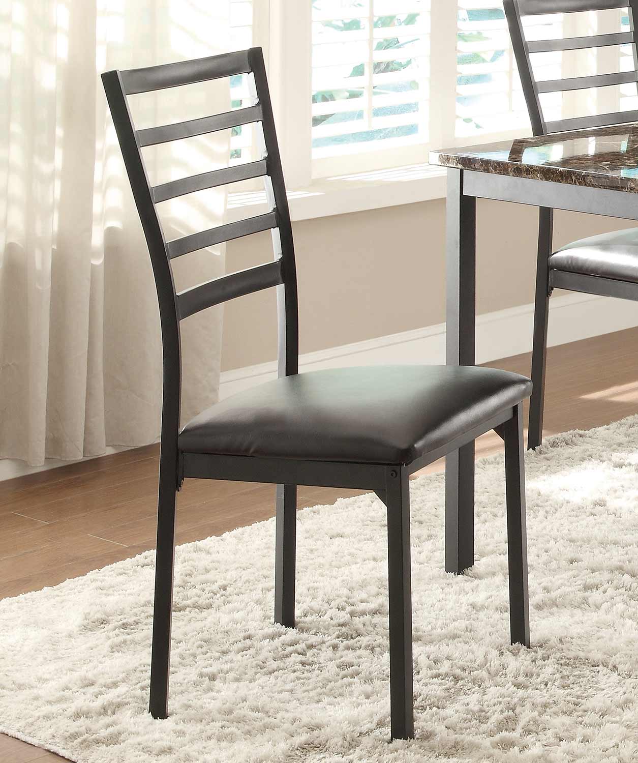 Flannery Transitional Metal/ Dining Chair by Homelegance