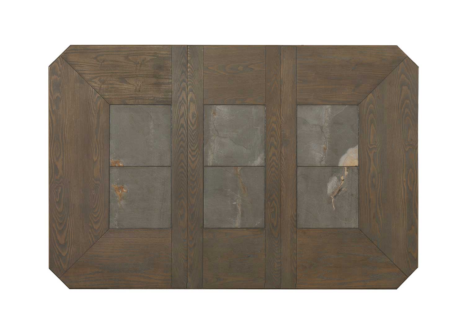 Geranium Transitional Rectangular Wood Extendable Dining Table by Homelegance