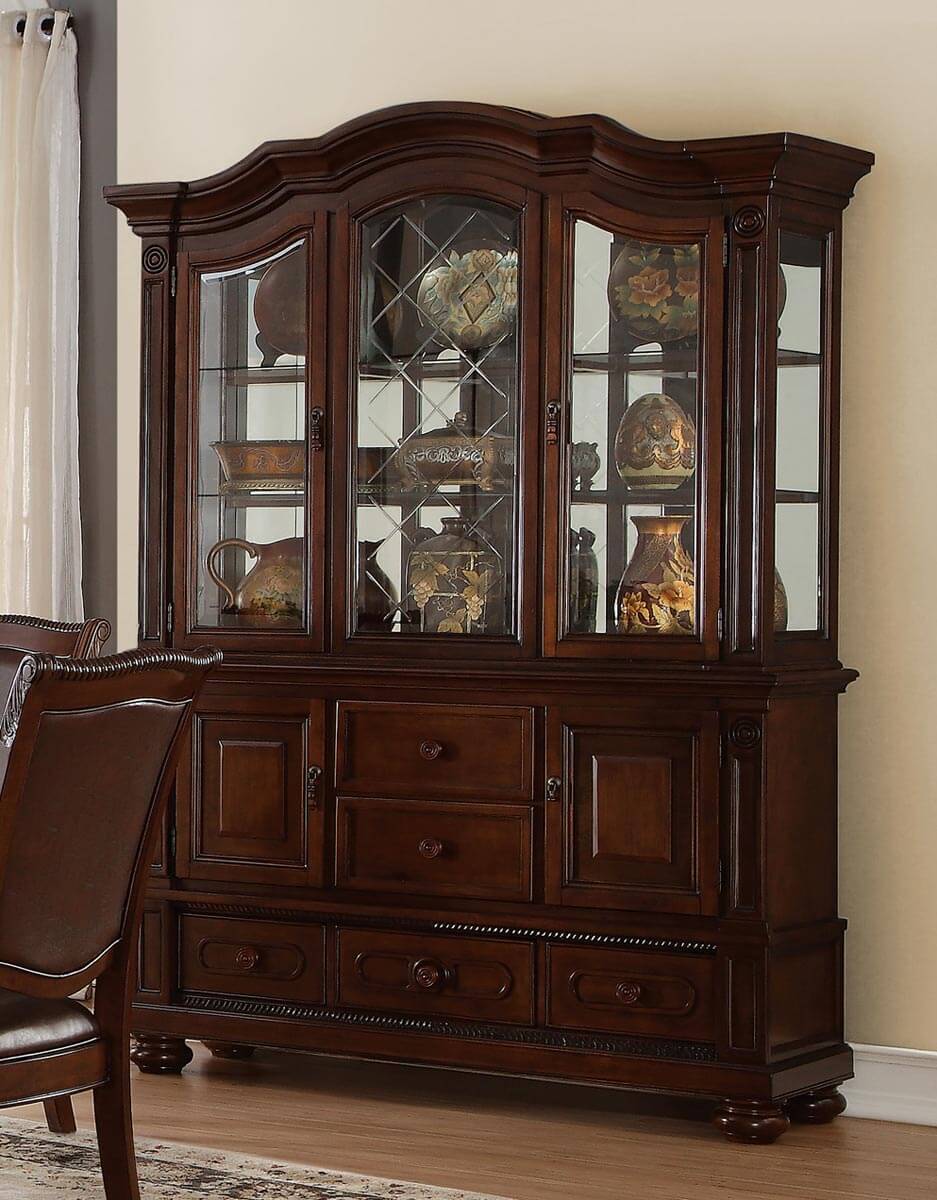 Lordsburg Glass/Wood China Cabinet by Homelegance
