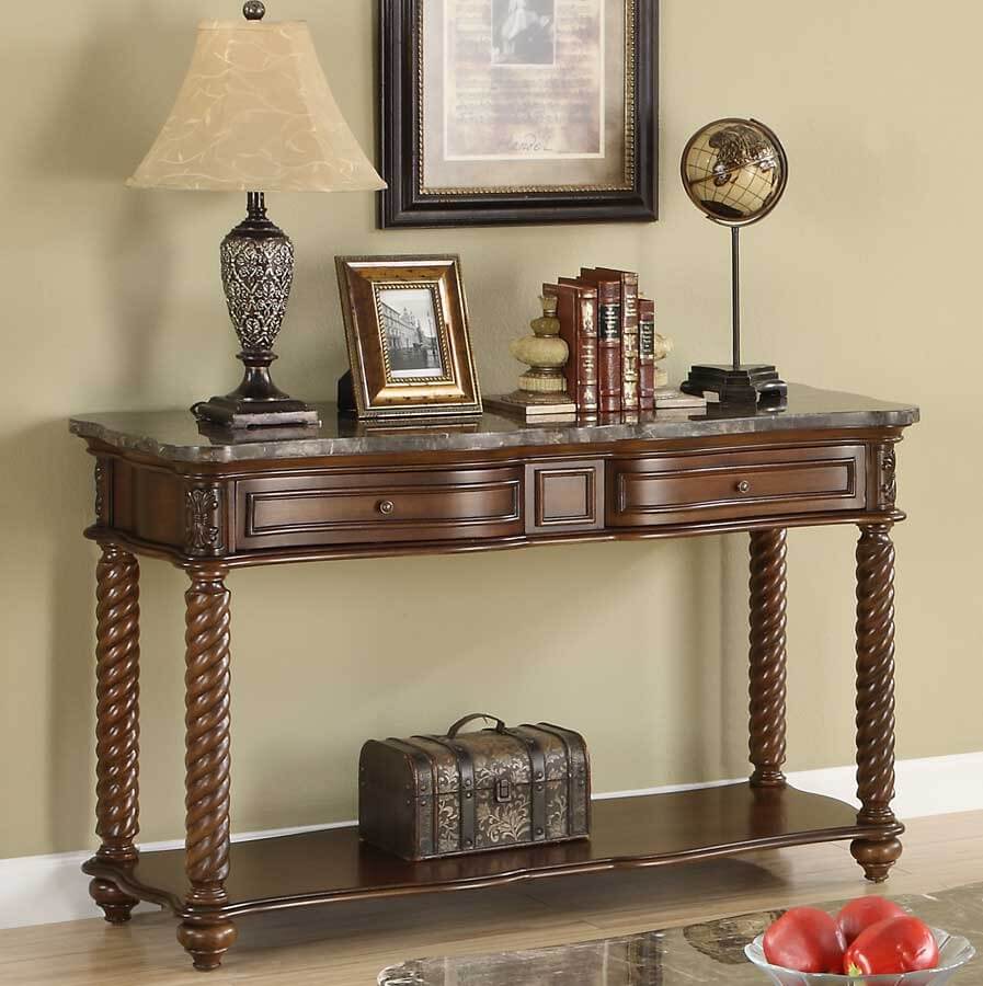 Lockwood Marble Occasional Table Set by Homelegance