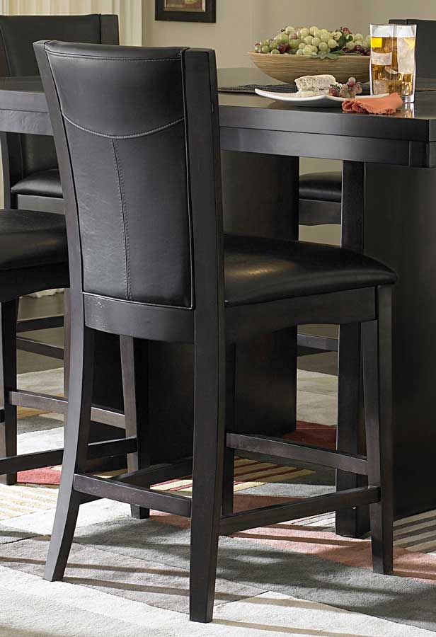 Daisy Transitional Vinyl/Wood Counter Dining Chair by Homelegance