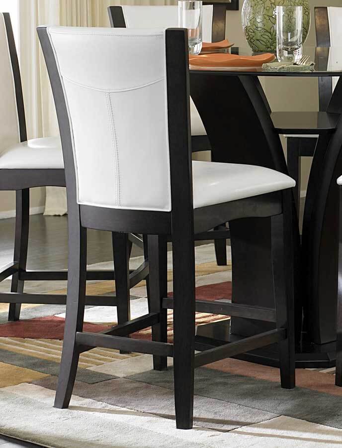 Daisy Transitional Vinyl/Wood Counter Dining Chair by Homelegance