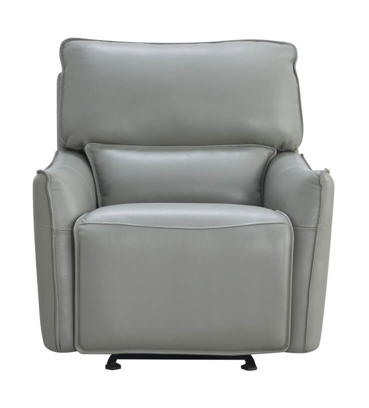Heather Premium Leather Gliding Recliner