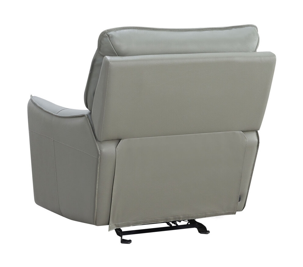 Heather Premium Leather Gliding Recliner