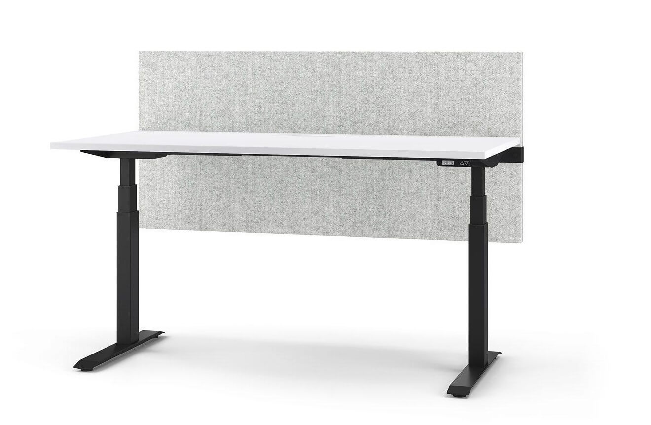 Active 47.2" Adjustable 3-Column Sit-Stand Office Desk