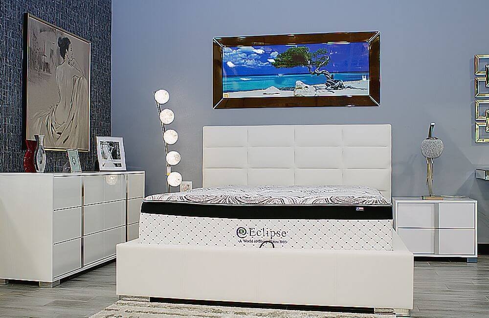 Helga Tufted Leatherette Storage Bed, Queen Size