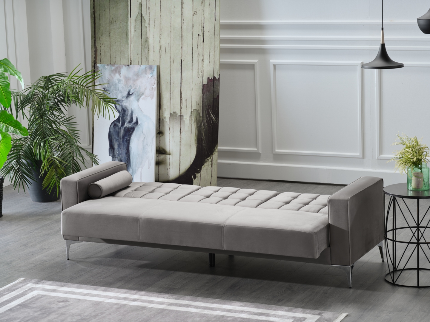 Hemera Fabric Storage Sleeper Living Room Set