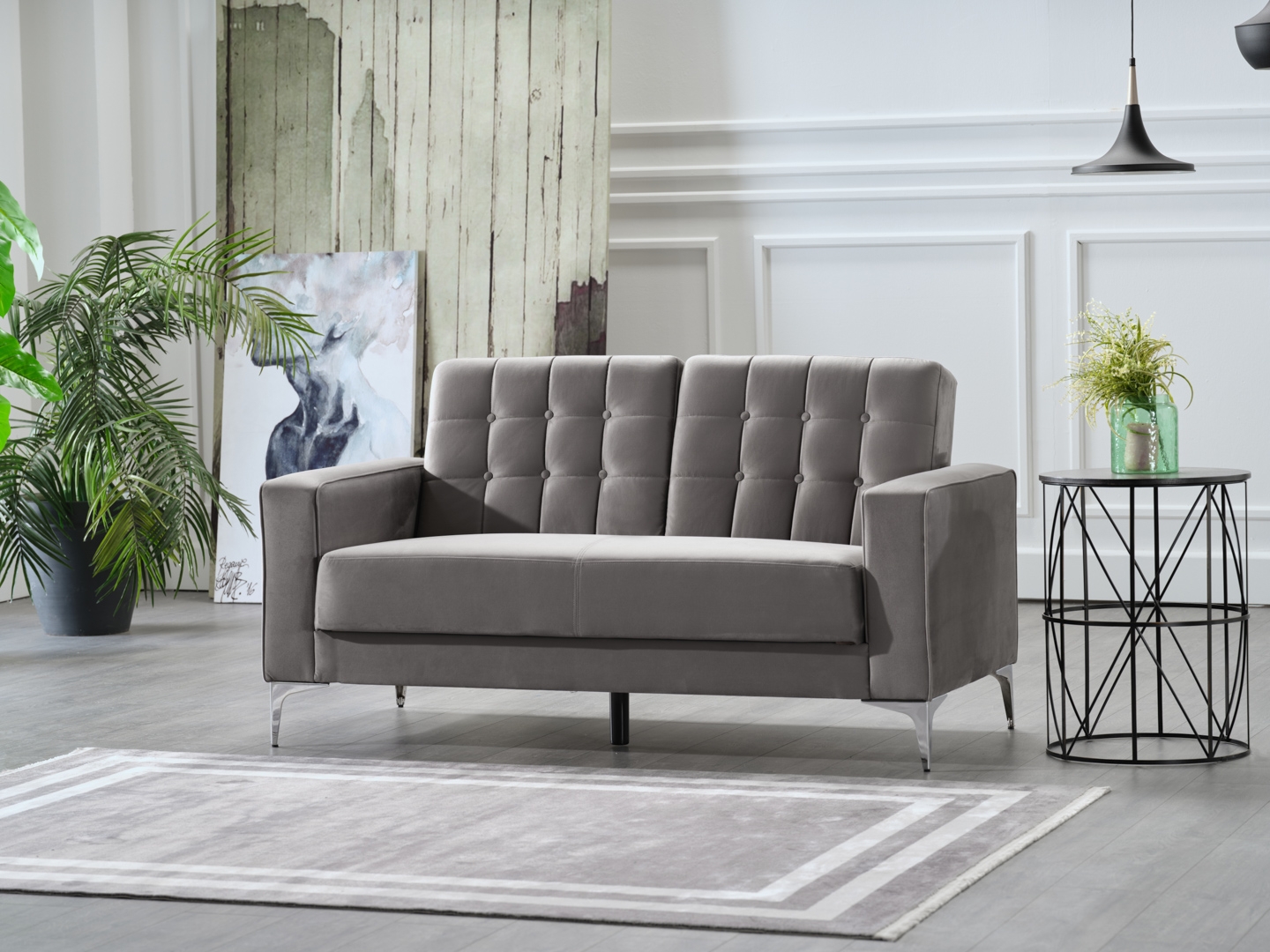 Hemera Fabric Storage Sleeper Living Room Set