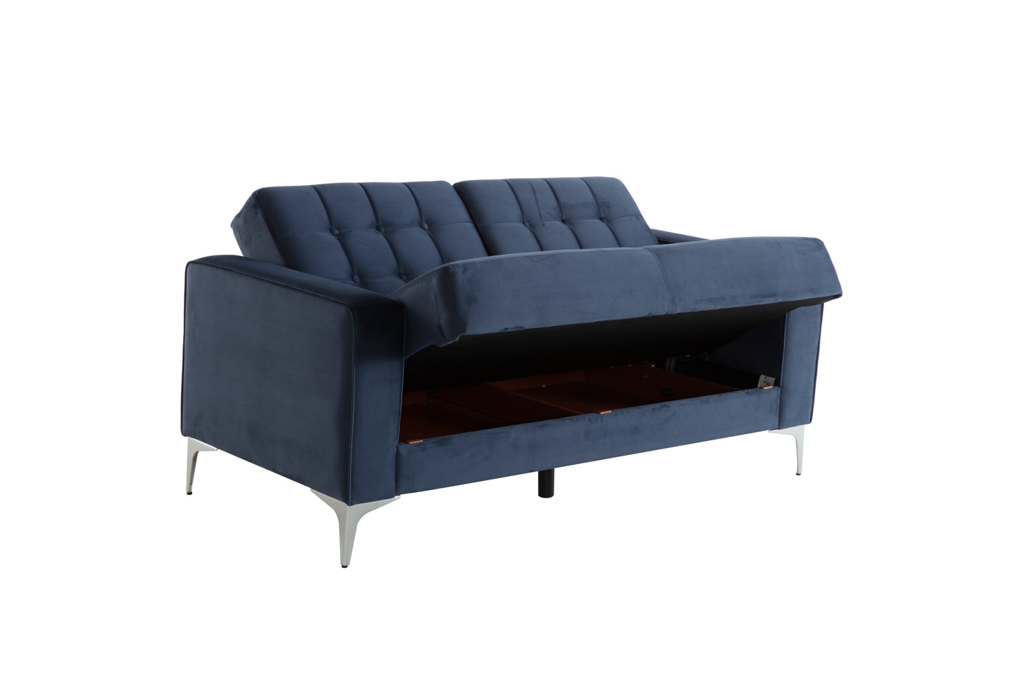 Hemera Fabric Storage Sleeper Loveseat
