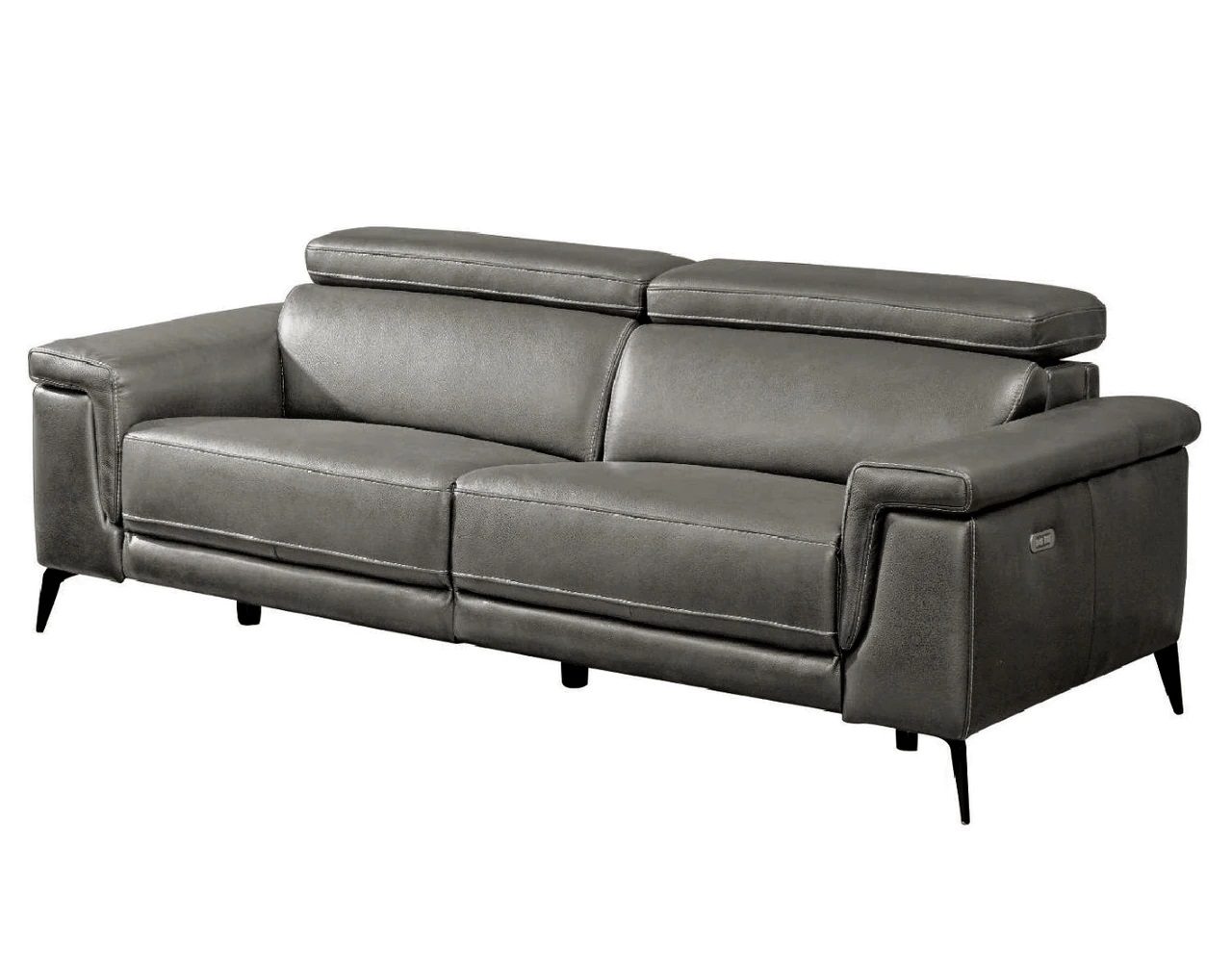 Hendrix Thick Top Grain Leather Match Recliner Sofa