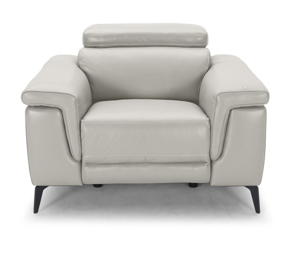 Hendrix Thick Top Grain Leather Match Recliner Living Room Set