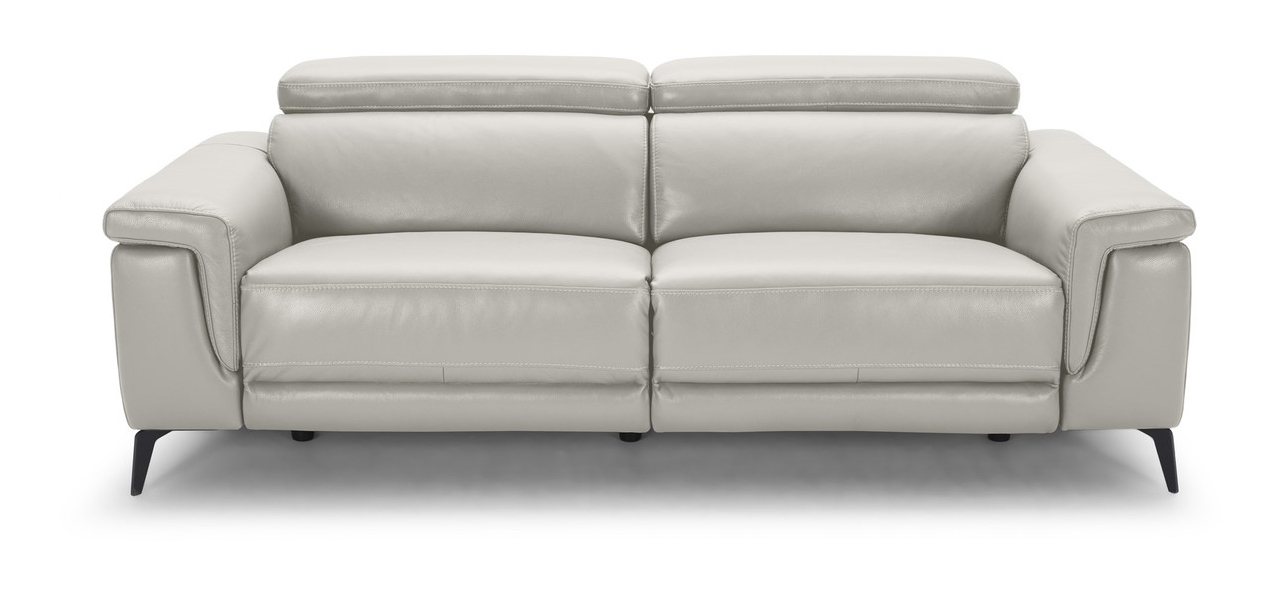Hendrix Thick Top Grain Leather Match Recliner Loveseat