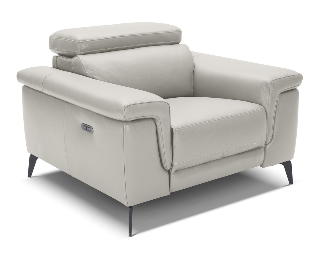 Hendrix Thick Top Grain Leather Match Recliner Living Room Set