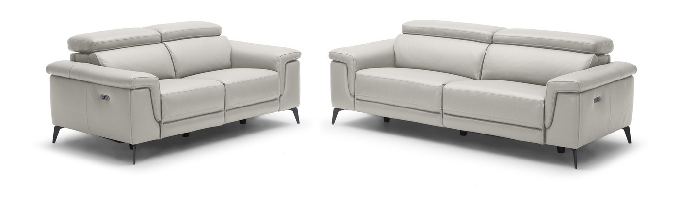 Hendrix Thick Top Grain Leather Match Recliner Living Room Set