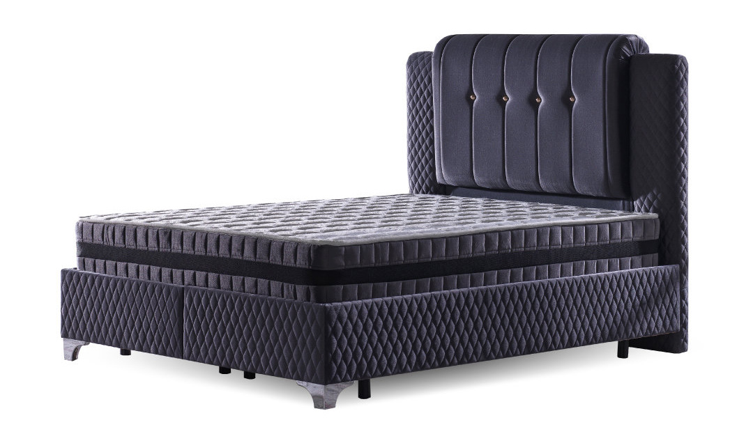 Hero Upholstered Panel Bed