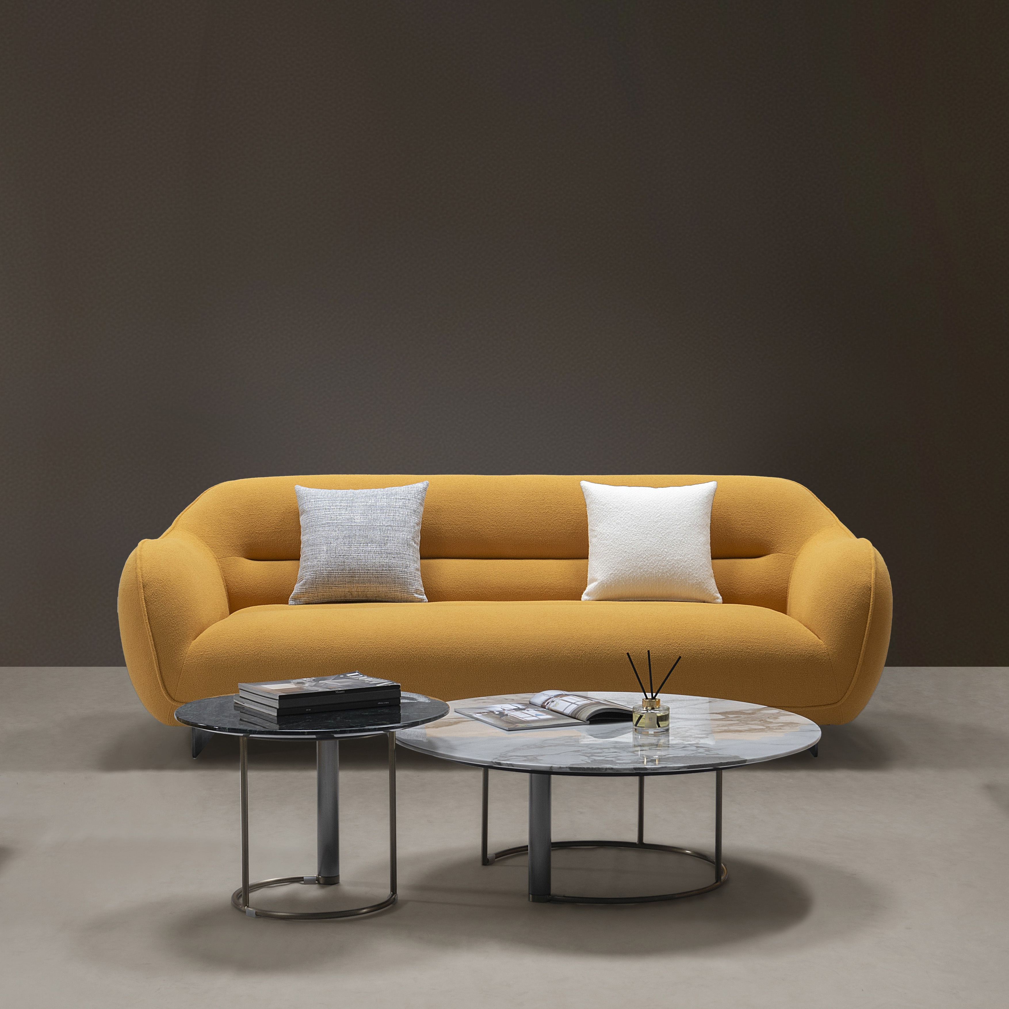 Furniture - Sofa Set in Yellow