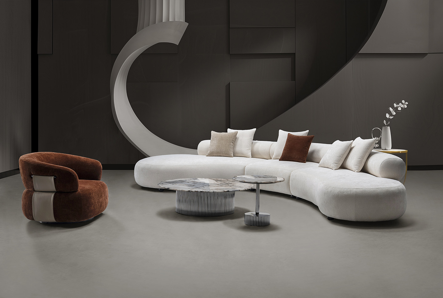 HF6016A Fabric Accent Chair