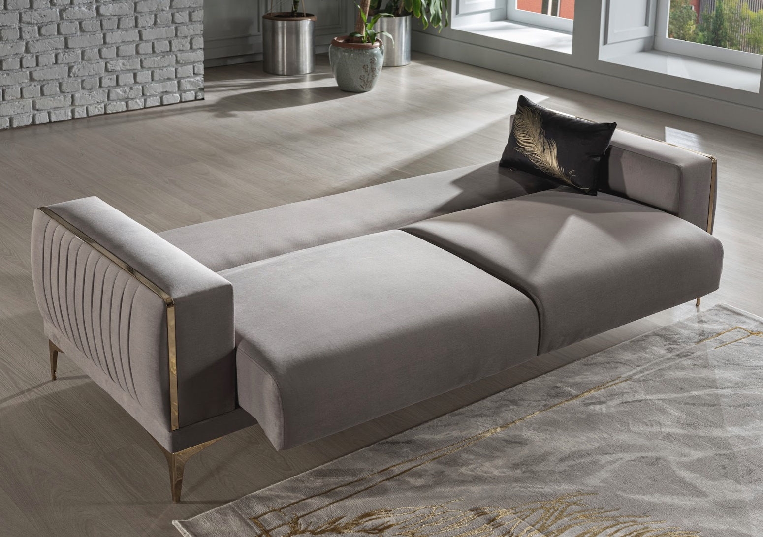 Carlino Fabric Sleeper Sofa