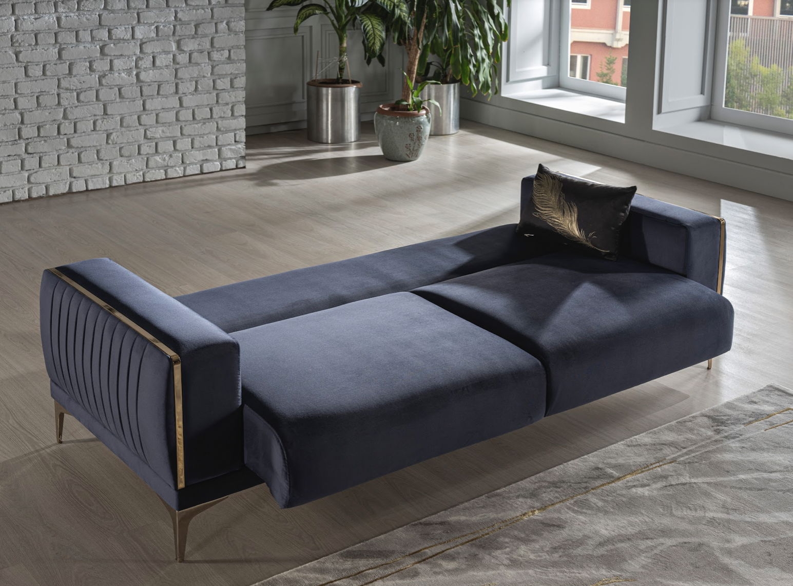 Carlino Fabric Sleeper Sofa