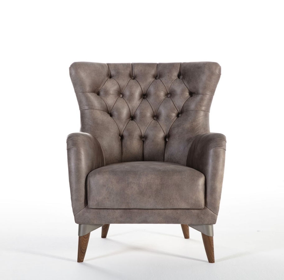 Loren Leatherette Accent Chair