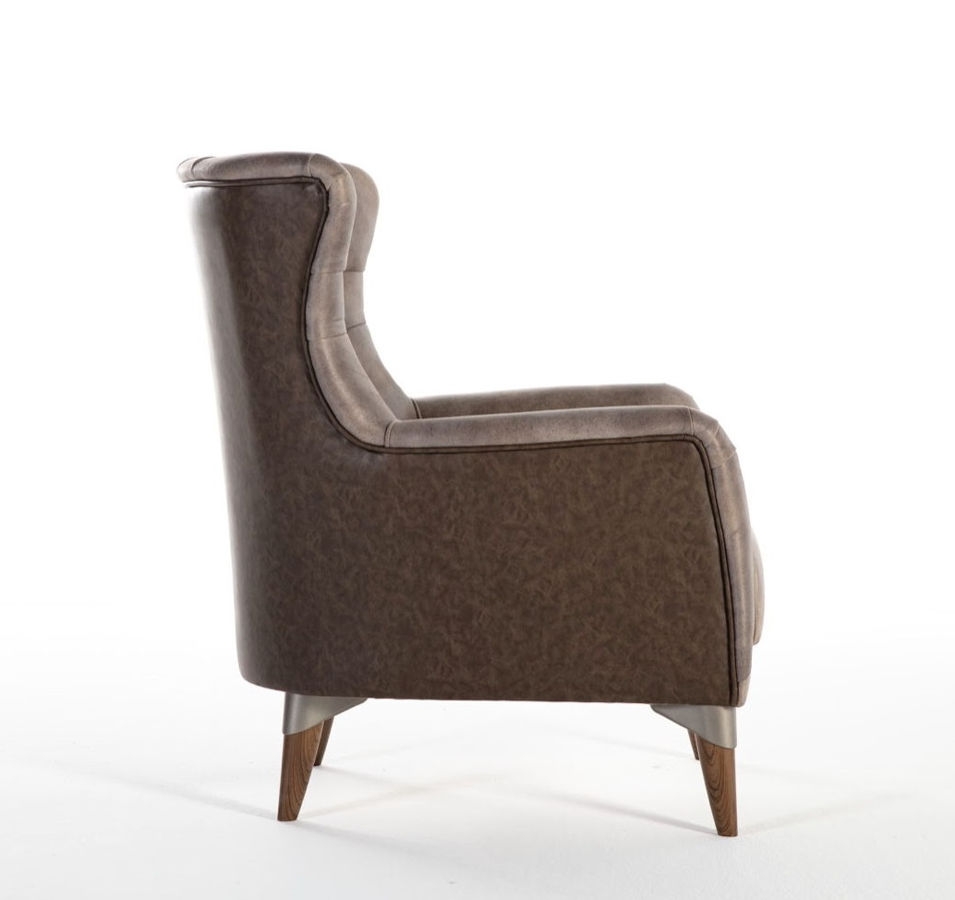 Loren Leatherette Accent Chair