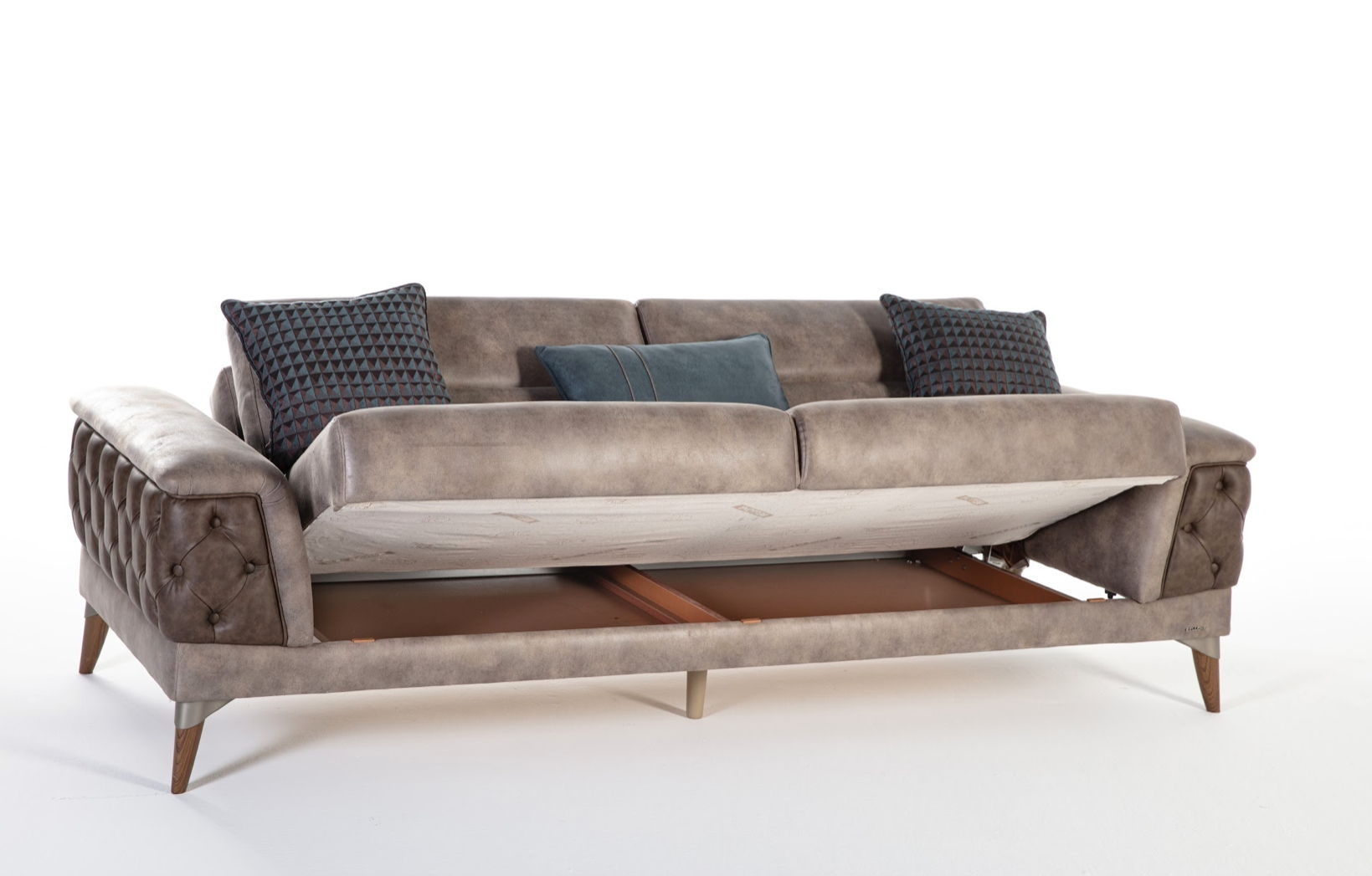 Loren Leatherette Sleeper Sofa