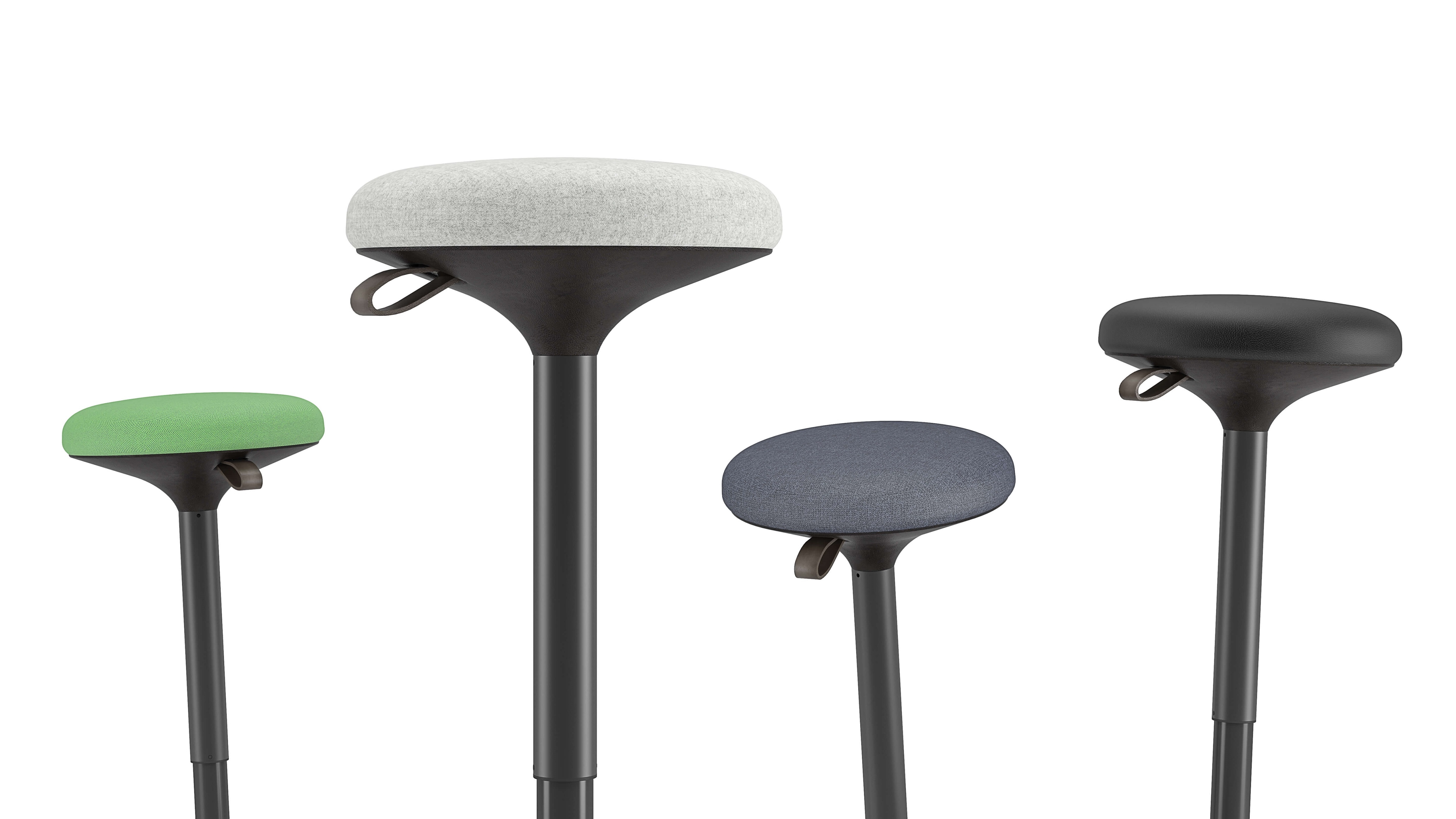 Wobby Home/Office Adjustable Pivoting Stool