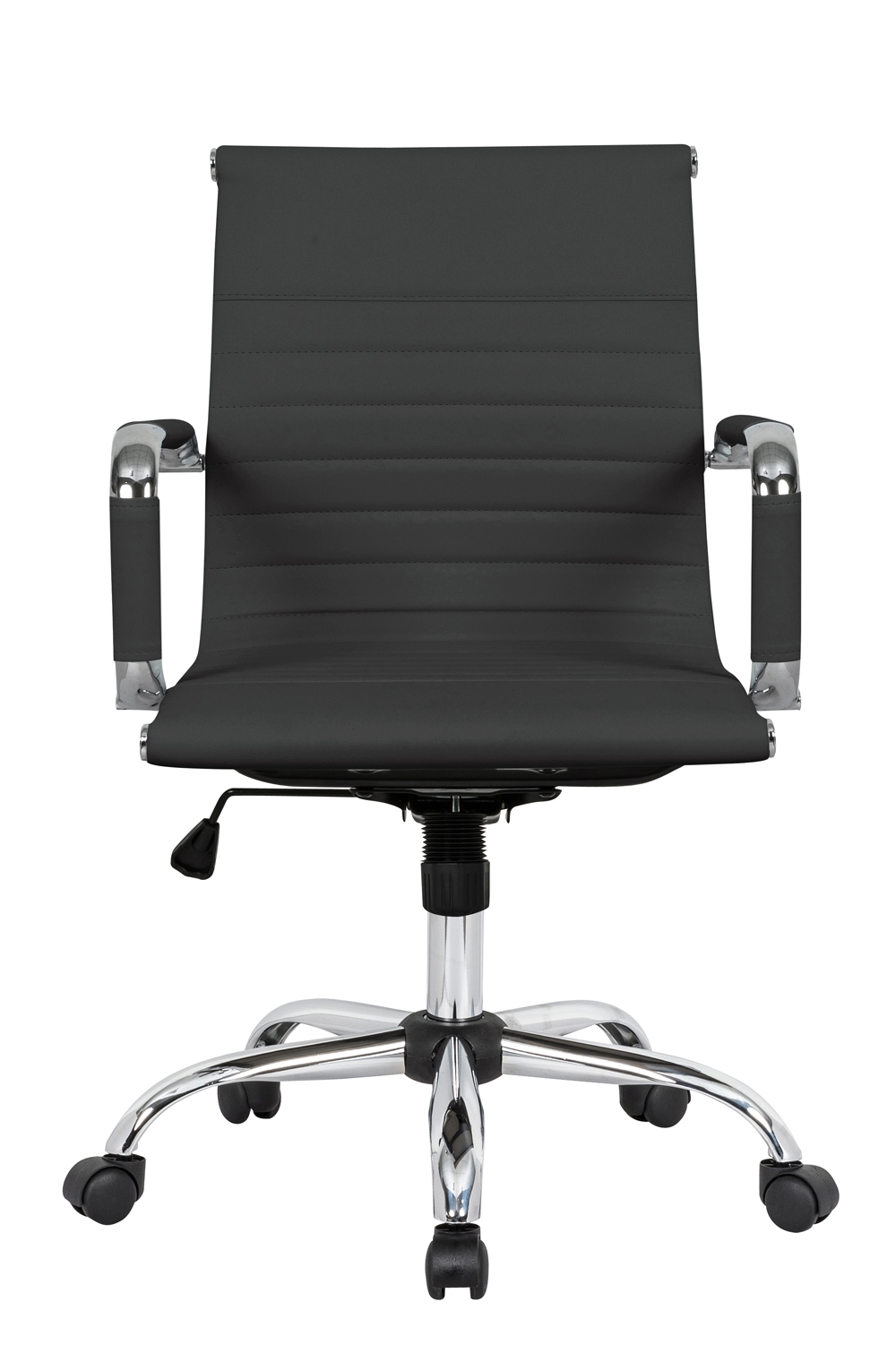 Hairs Leatherette Office Chair