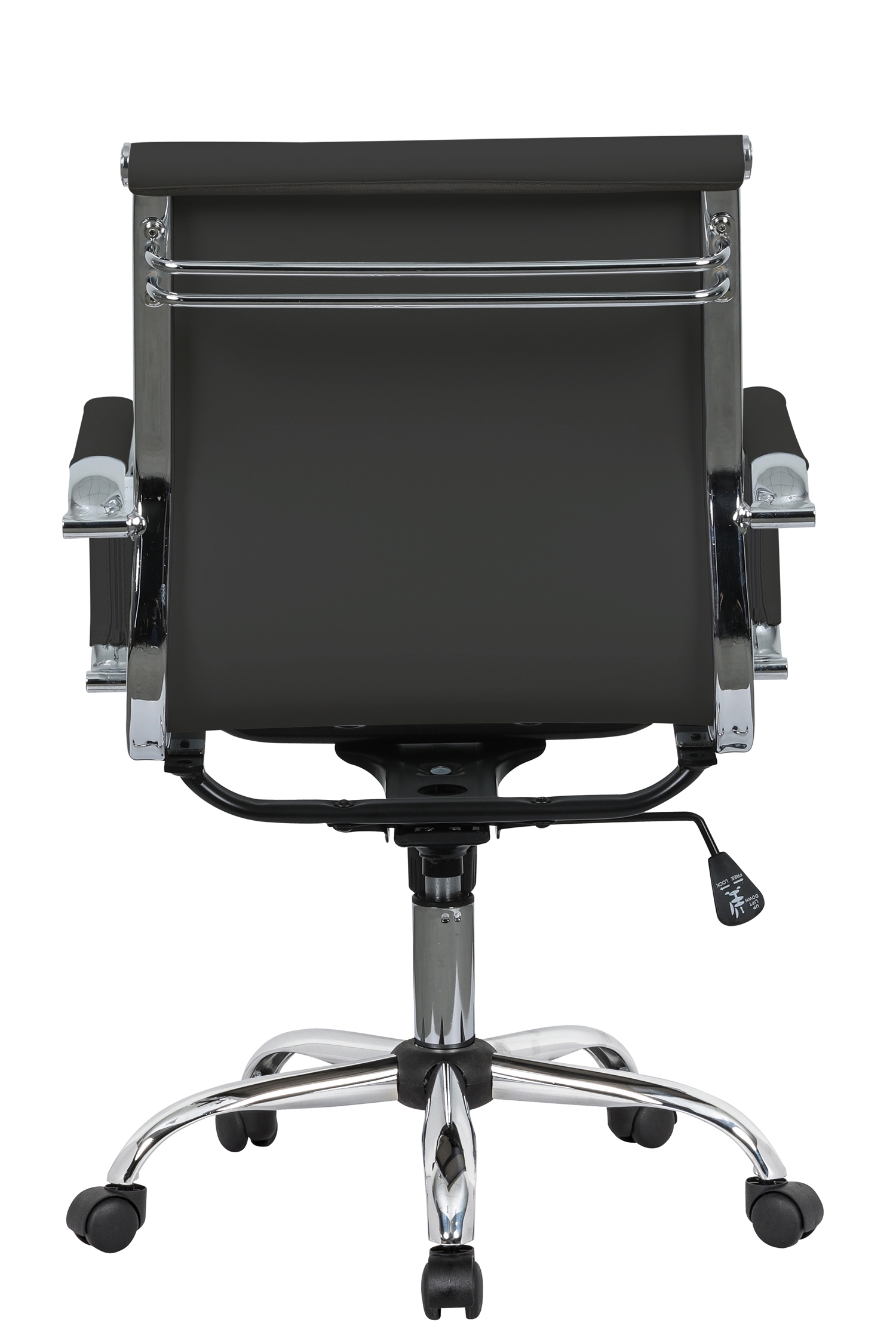 Hairs Leatherette Office Chair