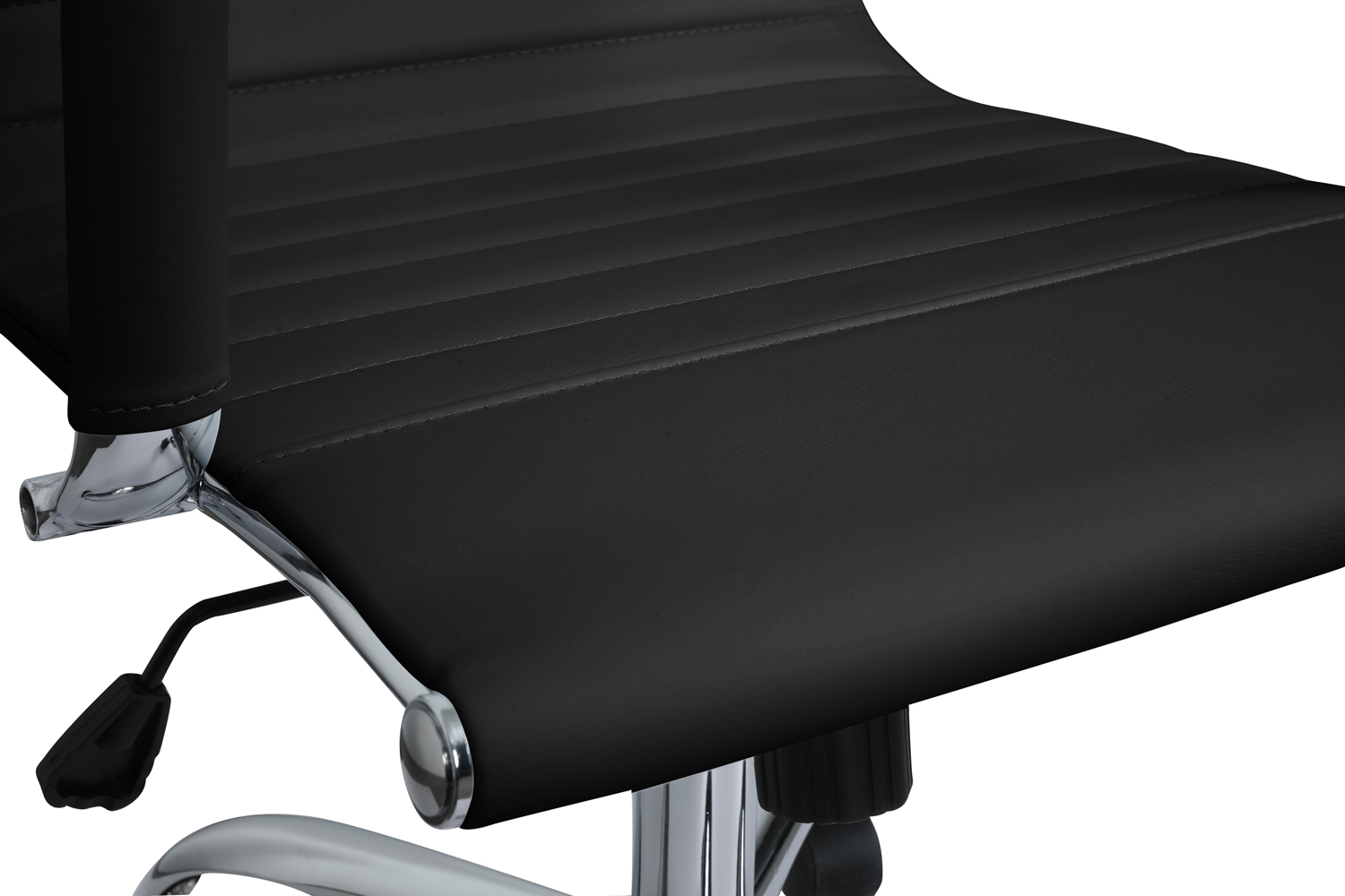 Hairs Leatherette Office Chair