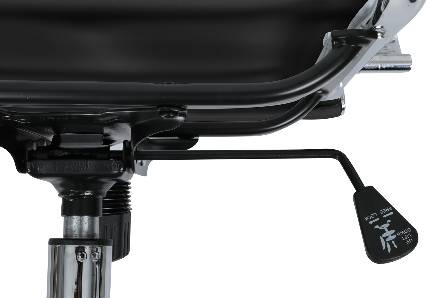 Hairs Leatherette Office Chair