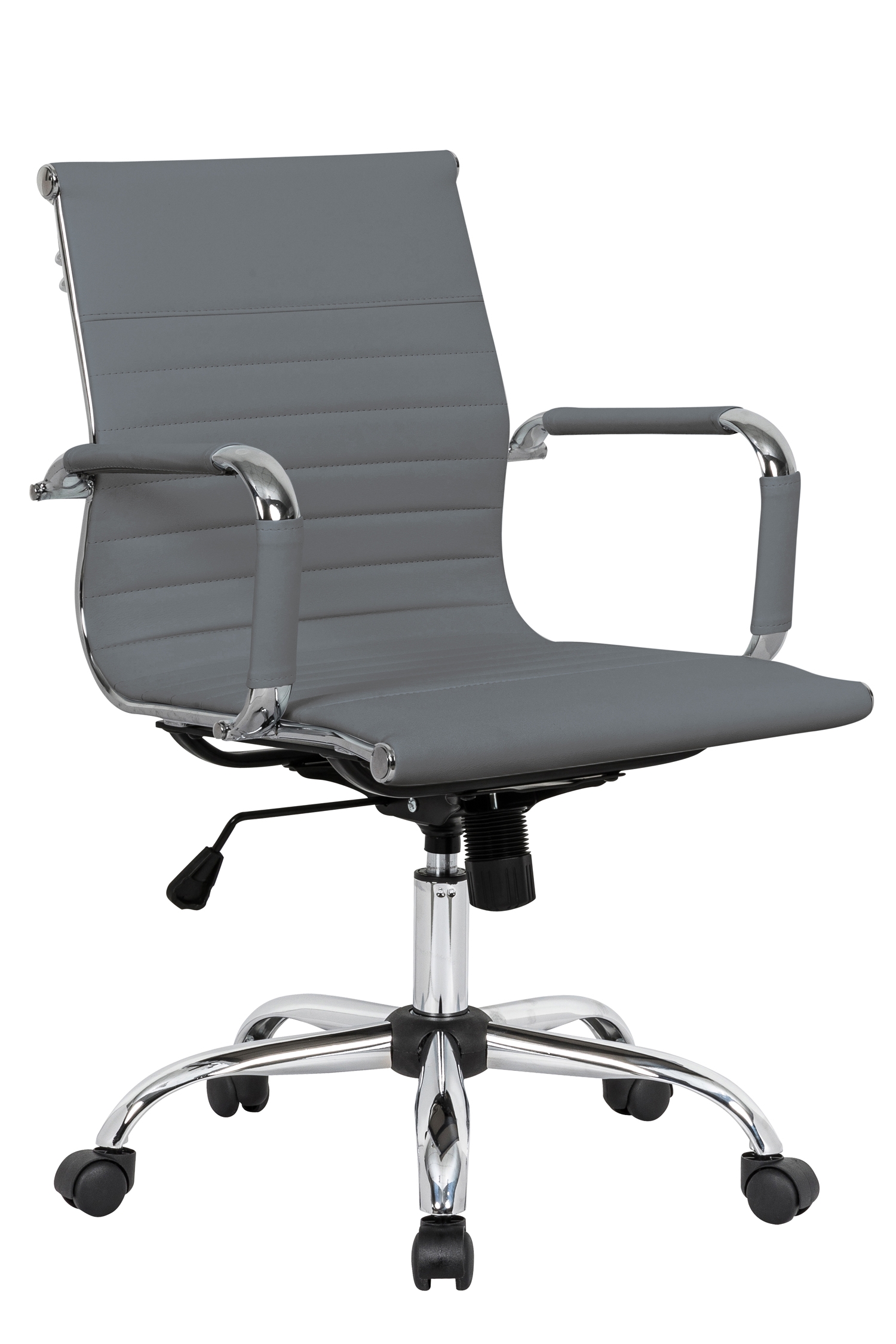 Hairs Leatherette Office Chair