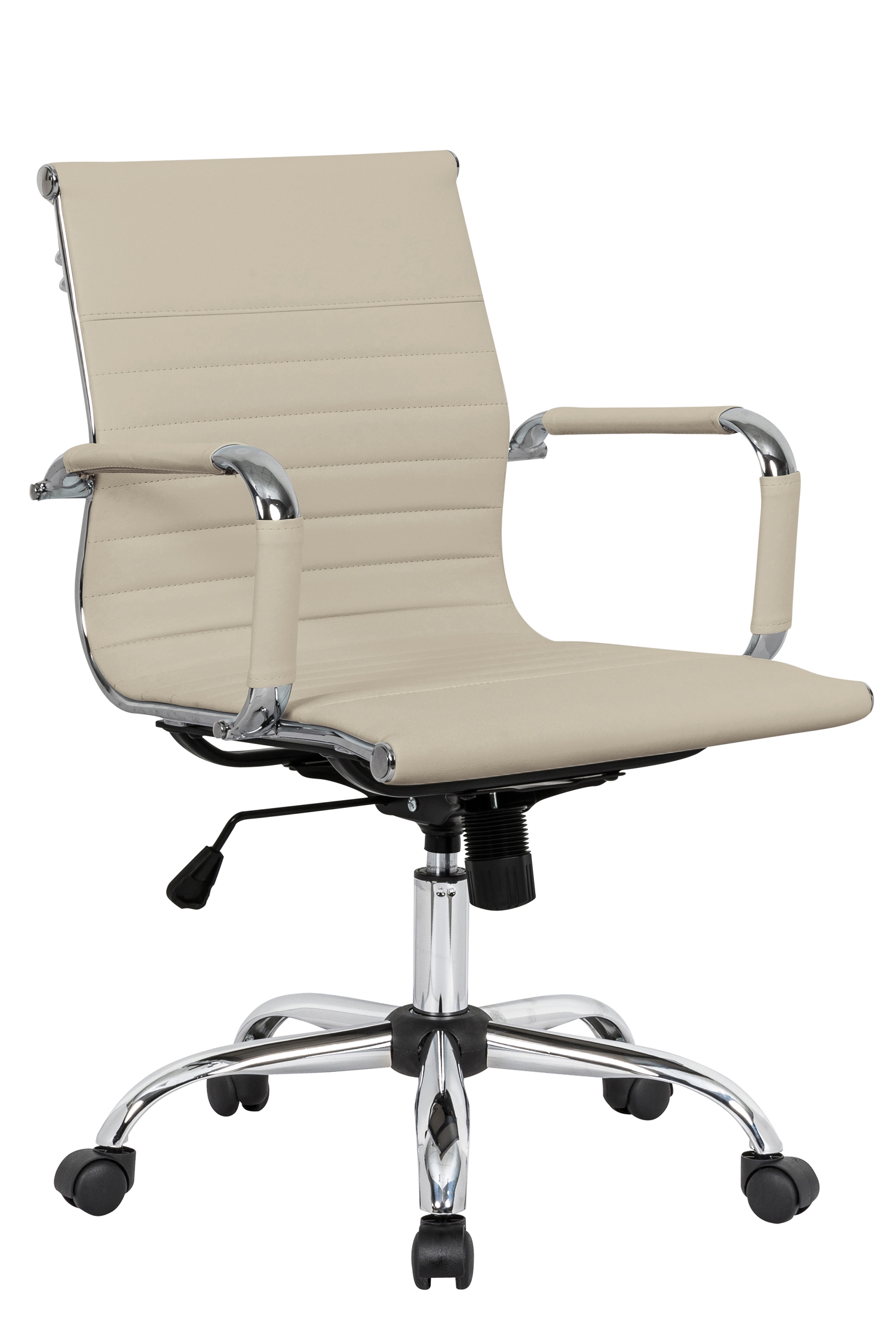 Hairs Leatherette Office Chair