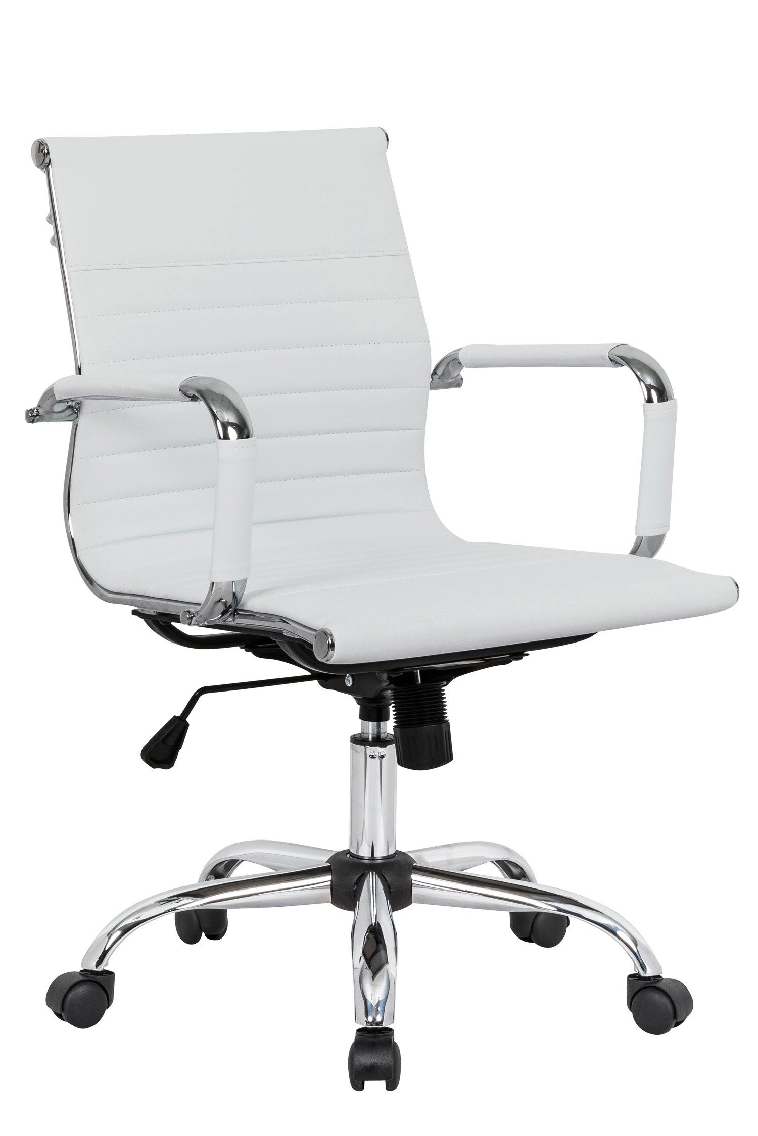 Hairs Leatherette Office Chair