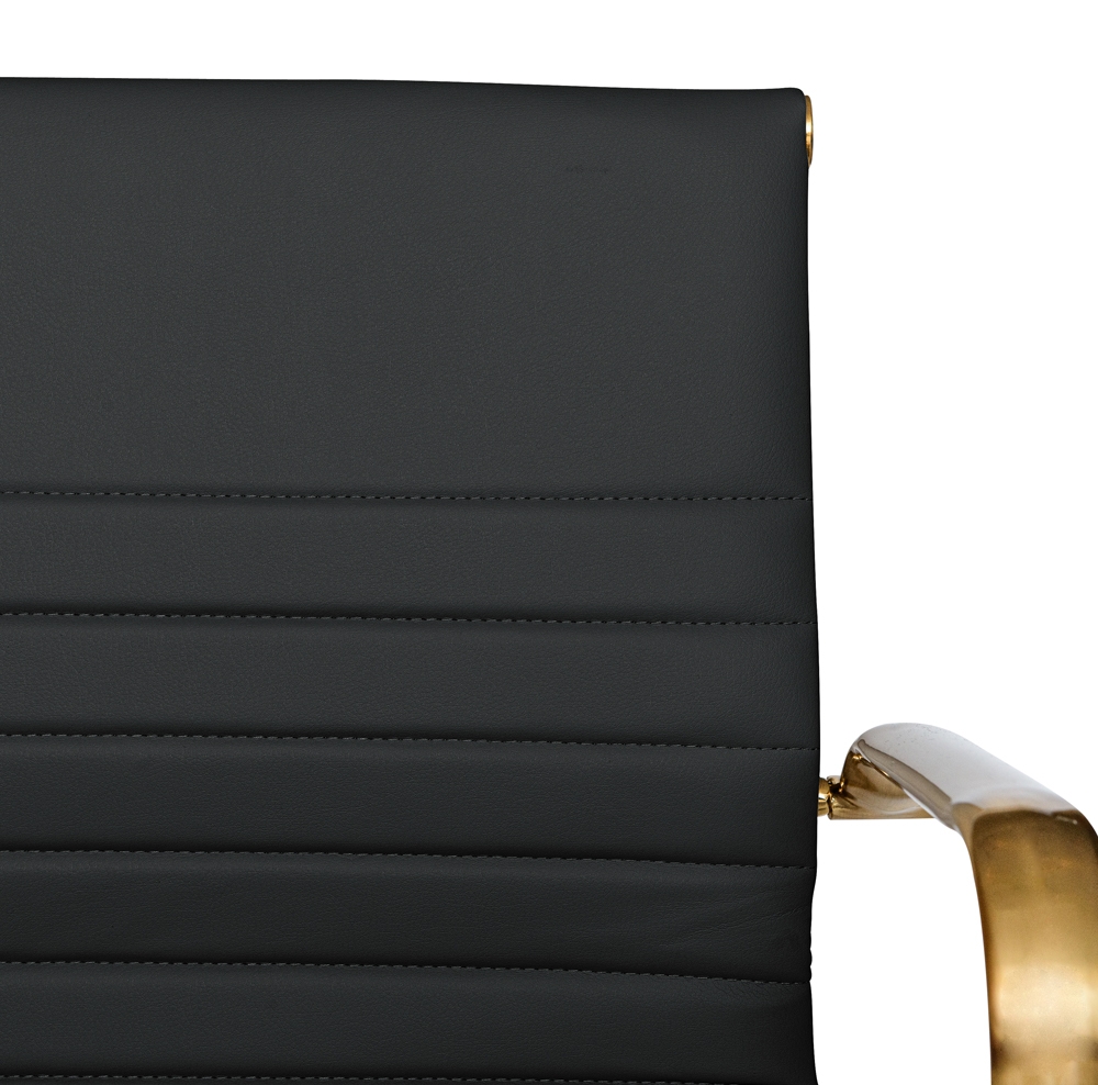 Hairs Leatherette Office Chair