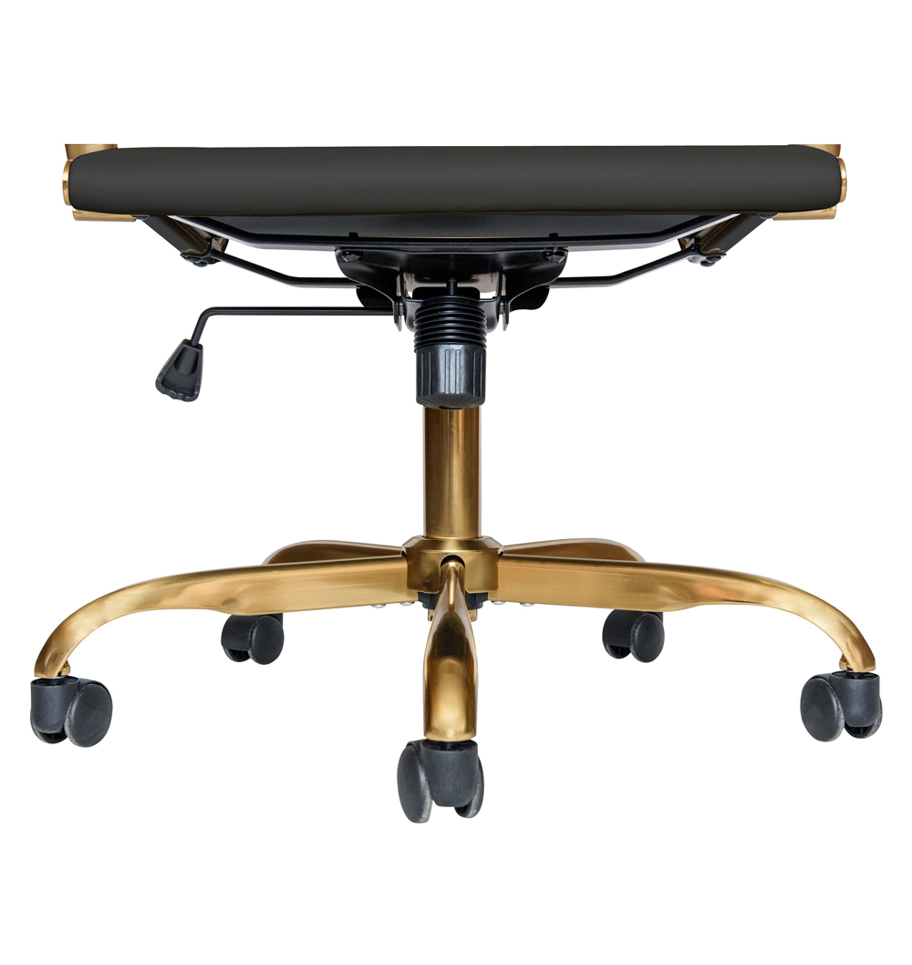 Hairs Leatherette Office Chair