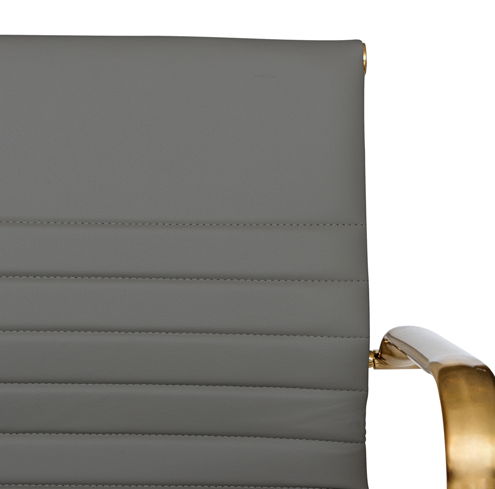 Hairs Leatherette Office Chair