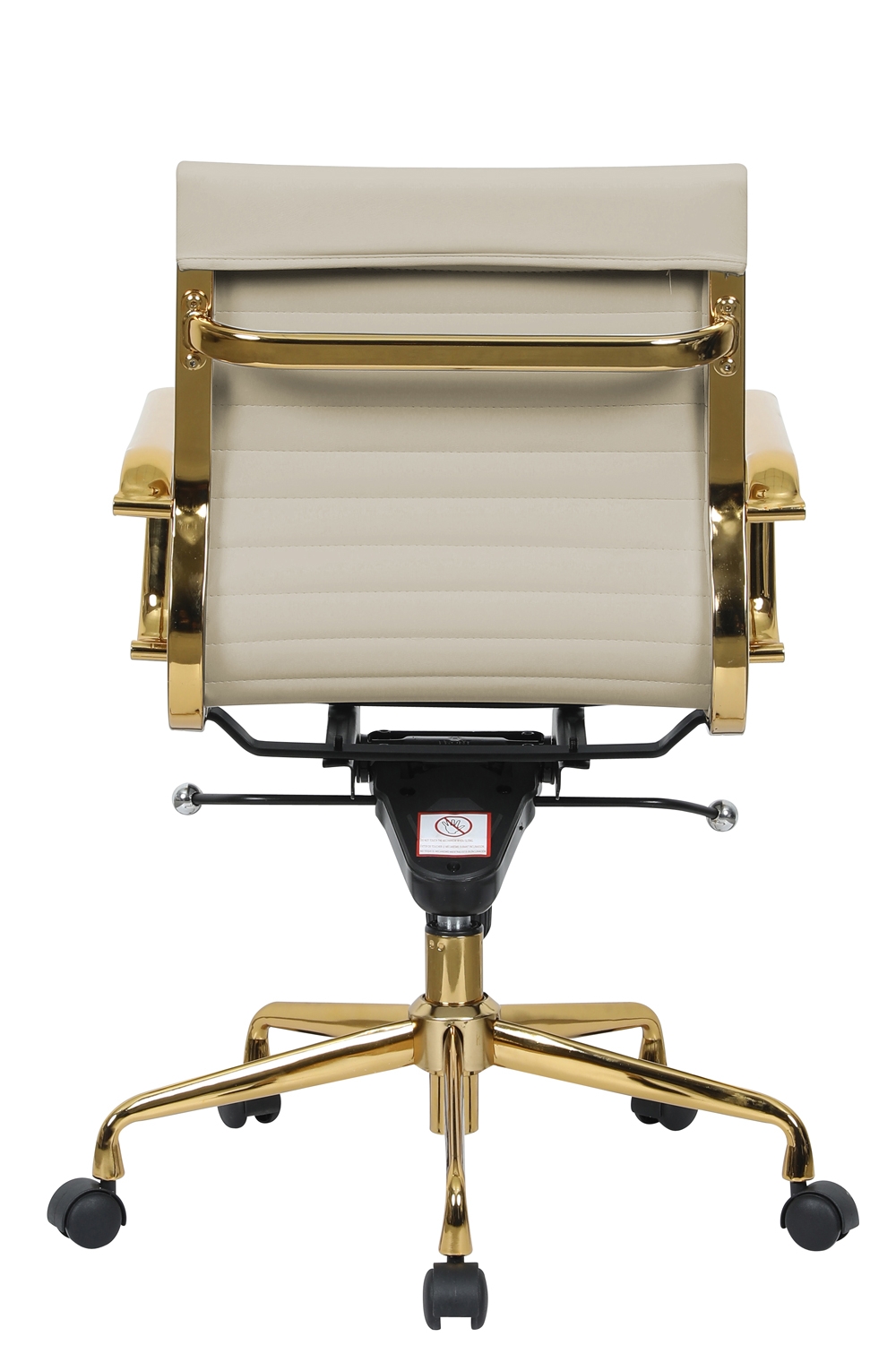 Hairs Leatherette Office Chair