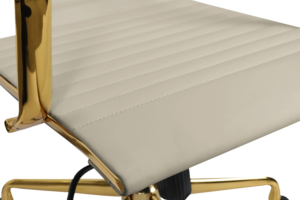 Hairs Leatherette Office Chair