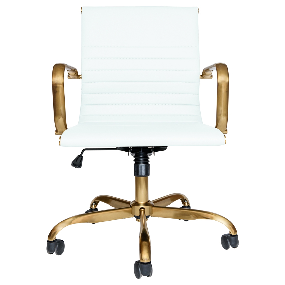 Hairs Leatherette Office Chair
