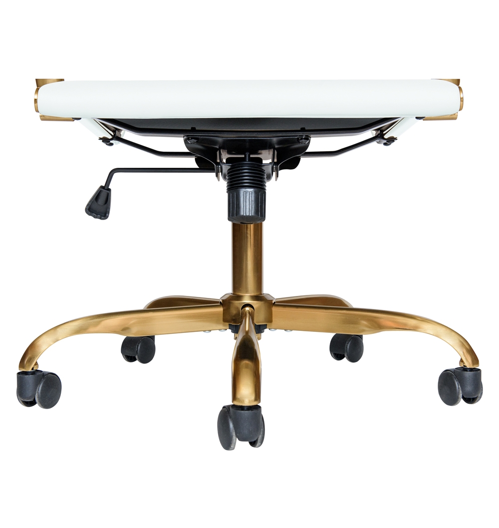 Hairs Leatherette Office Chair