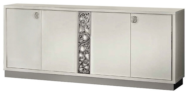 Roma Modern Wood 4-Door Buffet by Camelgroup, Italy