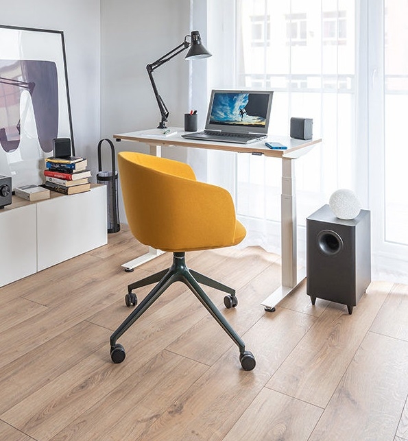 Compact Drive Straight Ergonomic Sit-Stand Home/Office Desk