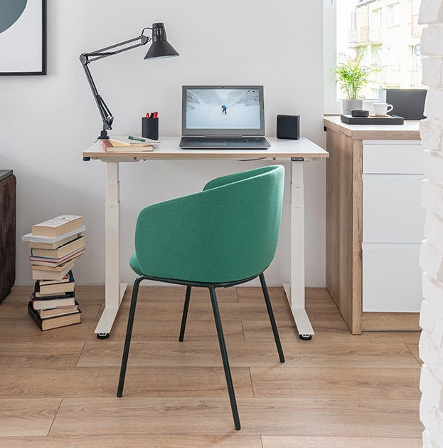 Compact Drive 39" x 23.6" Straight Ergonomic Sit-Stand Home/Office Desk