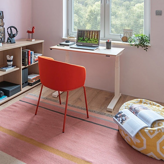 Compact Drive Straight Ergonomic Sit-Stand Home/Office Desk