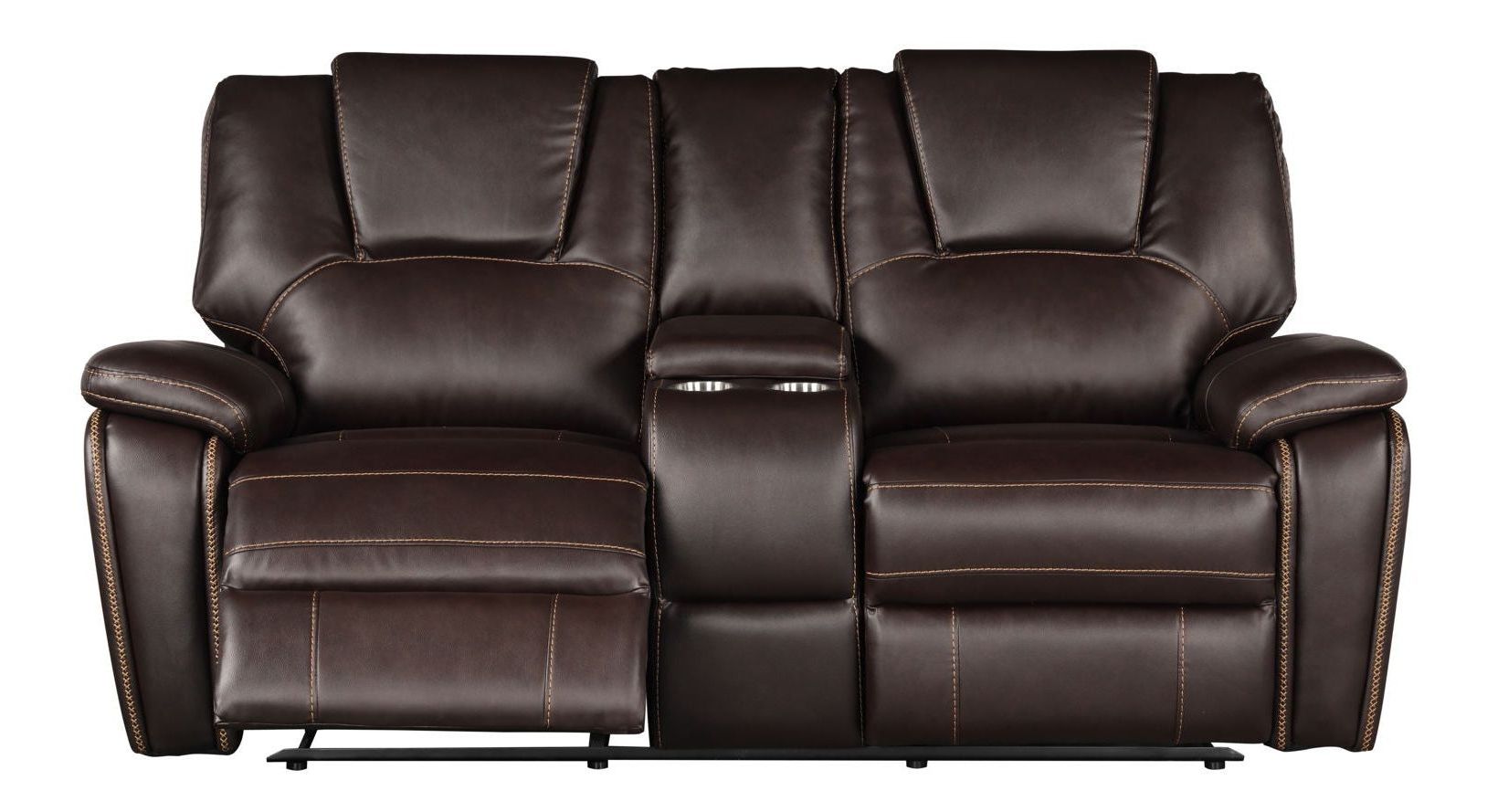 Hong Kong Faux Leather Power Reclining Loveseat